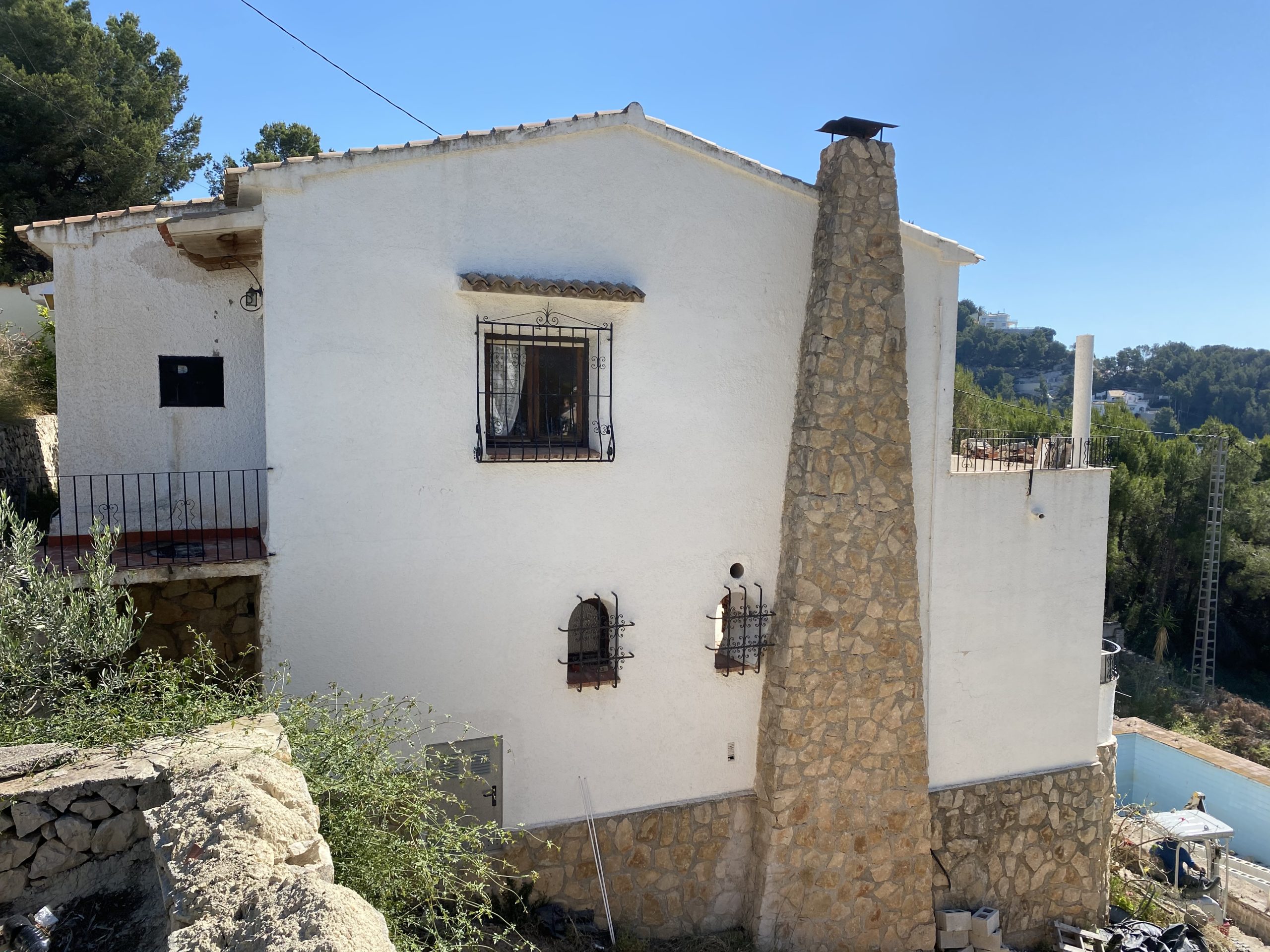 Haus mit Blick auf das Meer