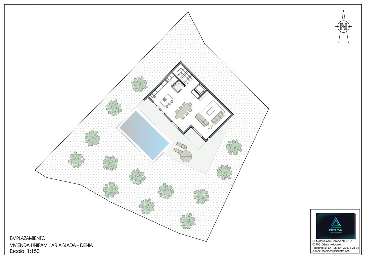 Azalea · P01-EMPLAZAMIENTO PARCELA - GARDENIA