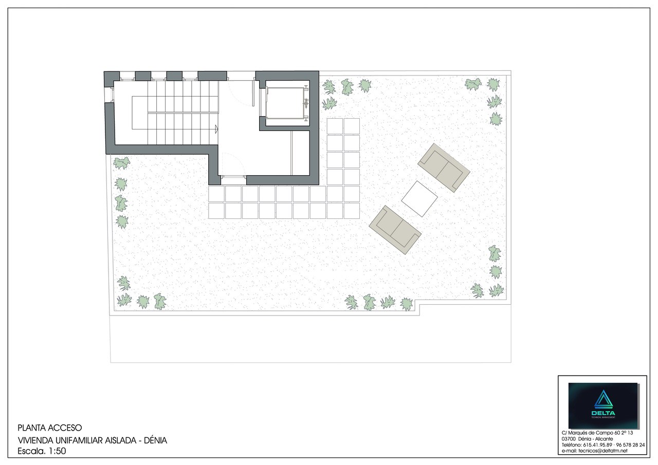 Azalea · P02-PLANTA ACCESO. DISTRIBUCION - GARDENIA